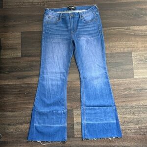 Fashion Nova Womens Light Blue Flare Jeans 11